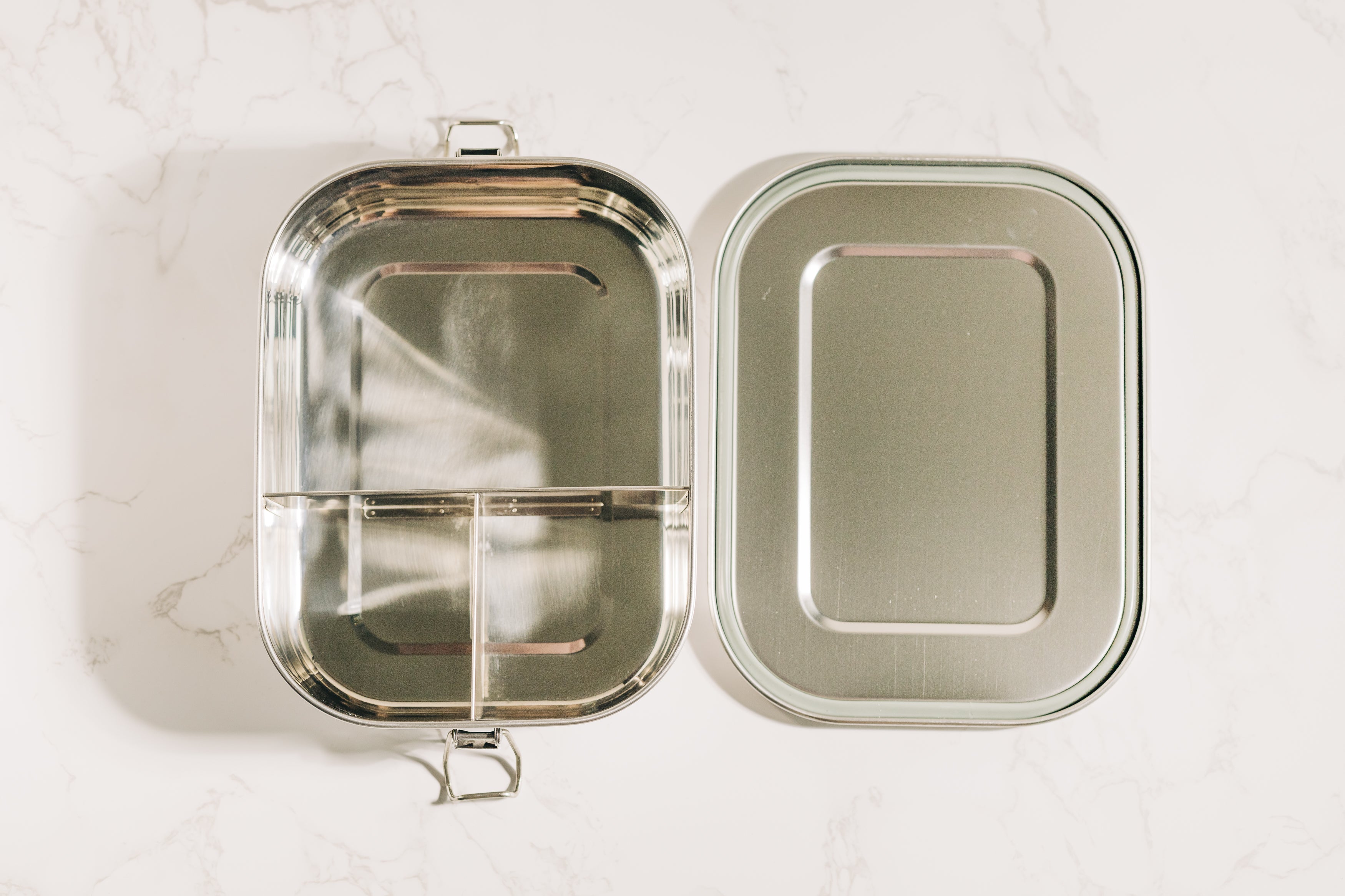 Stainless Steel Bento Style Lunchbox - 3 Compartments